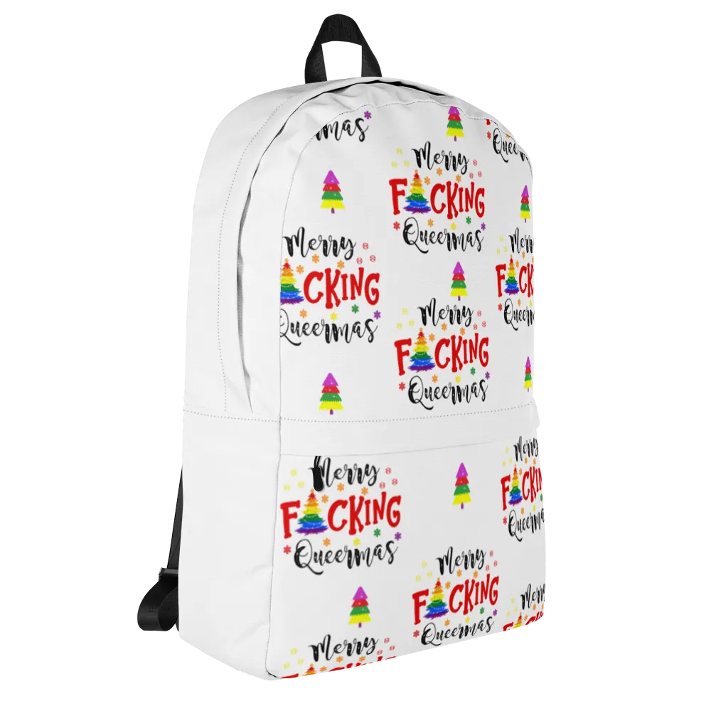 Christmas LGBTQ Water Resistant Backpack