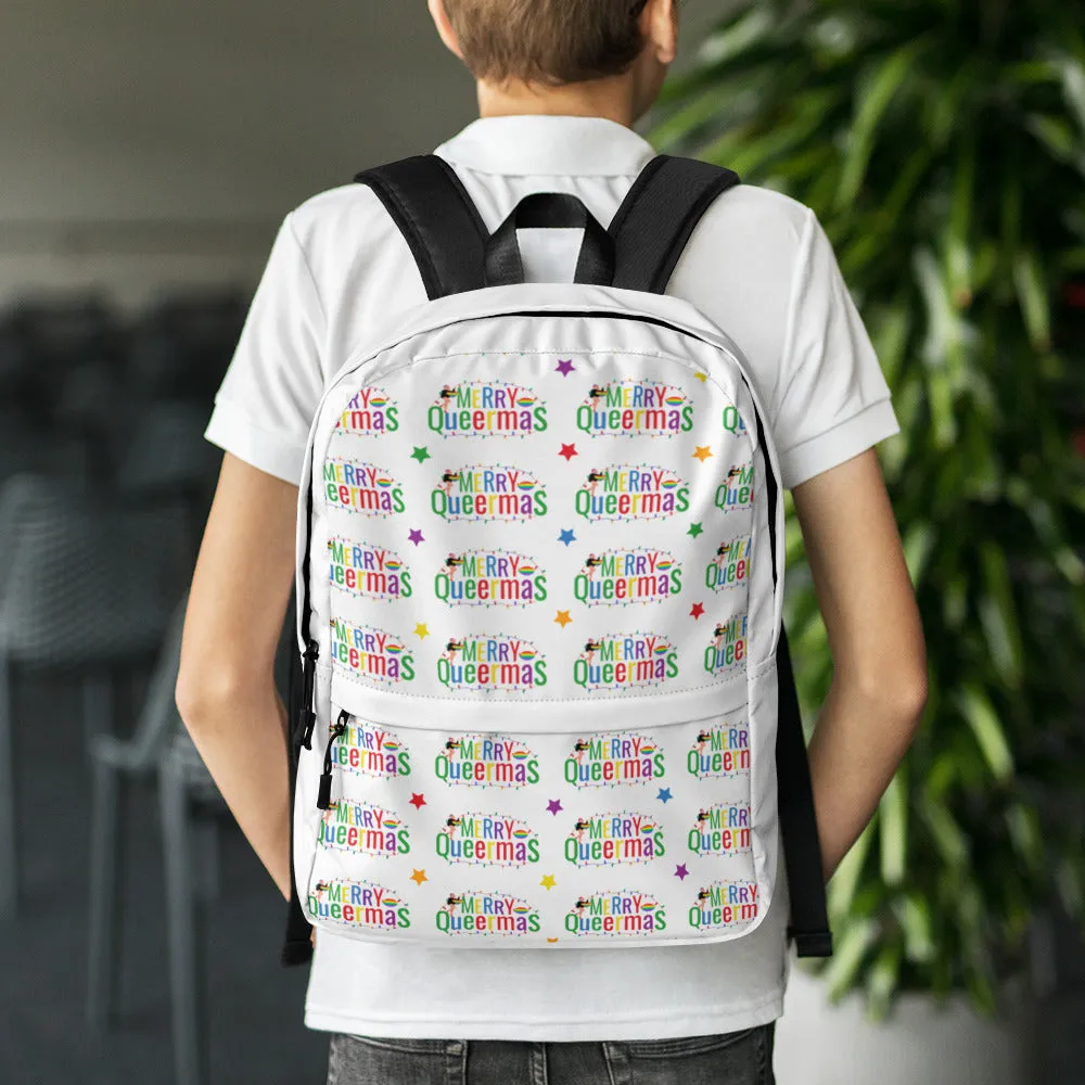 Christmas LGBTQ Water Resistant Backpack