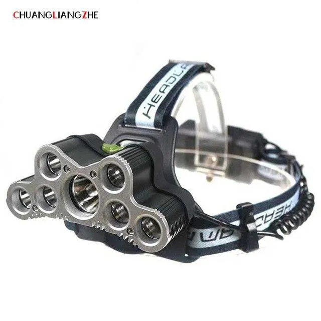 CHUANGLIANGZHELEDheadlight hunting headlamp torch Head outdoor waterproof fishing led headlamp battery 18650luminarias headlight