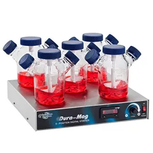 CLS-4100-04 Series CLS-4100 Dura-Mag Magnetic Stirrer, Five Position, Compact, 120V