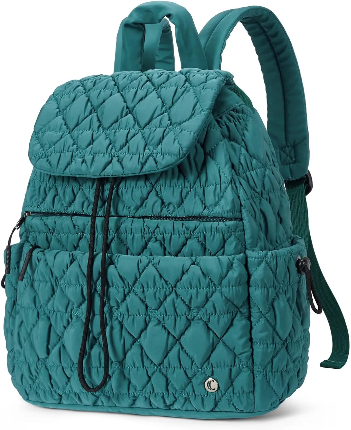 CLUCI Puffy Quilted Backpack Purse for Women, Casual Lightweight Daypack for Women Travel