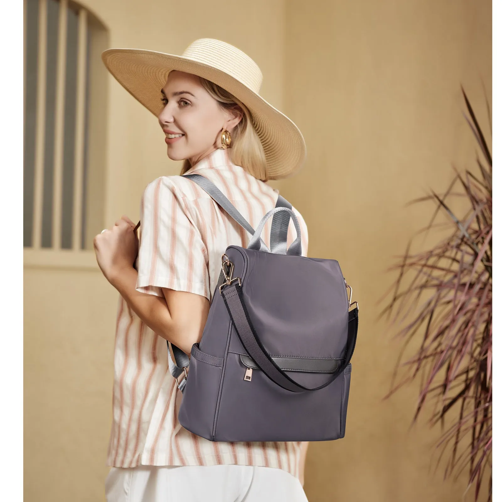 CLUCI Womens Backpack Purse Anti-theft Fashion Designer Travel Bag Ladies Shoulder Bags