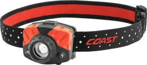 COAST CUTLERY 20485 300 lm Wide Angle Flood Beam #fl65 Led Headlamp, Plain