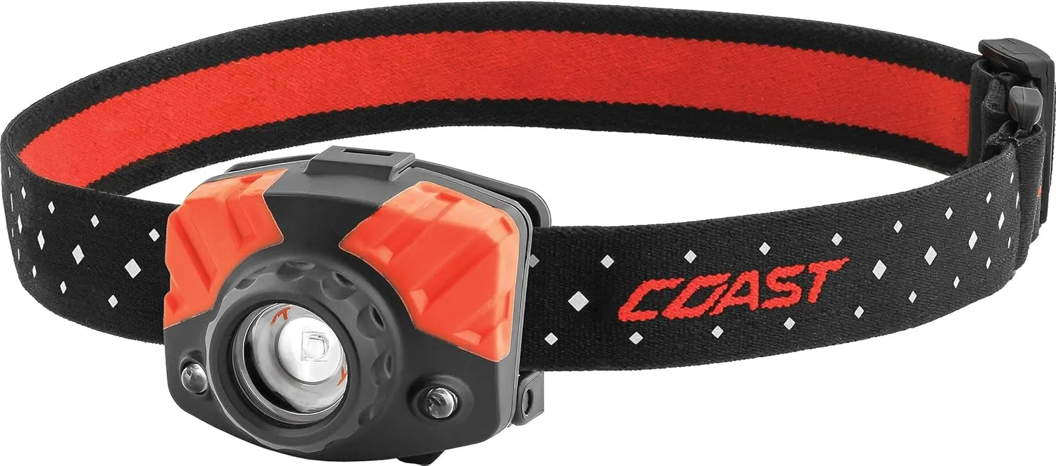COAST CUTLERY 20485 300 lm Wide Angle Flood Beam #fl65 Led Headlamp, Plain