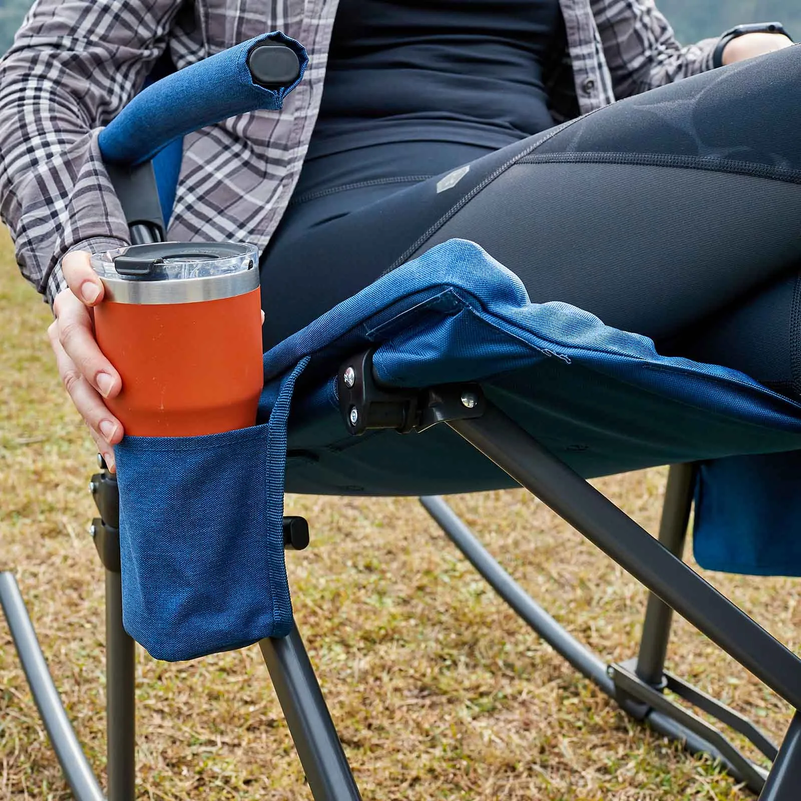 Collapsible Patio Rocking Camping Chair