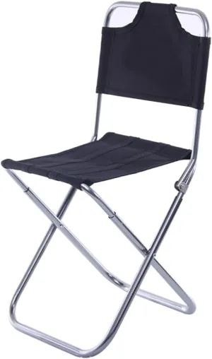 Collapsible Stool for Outdoor Activities Portable Folding Chair Aluminum Alloy