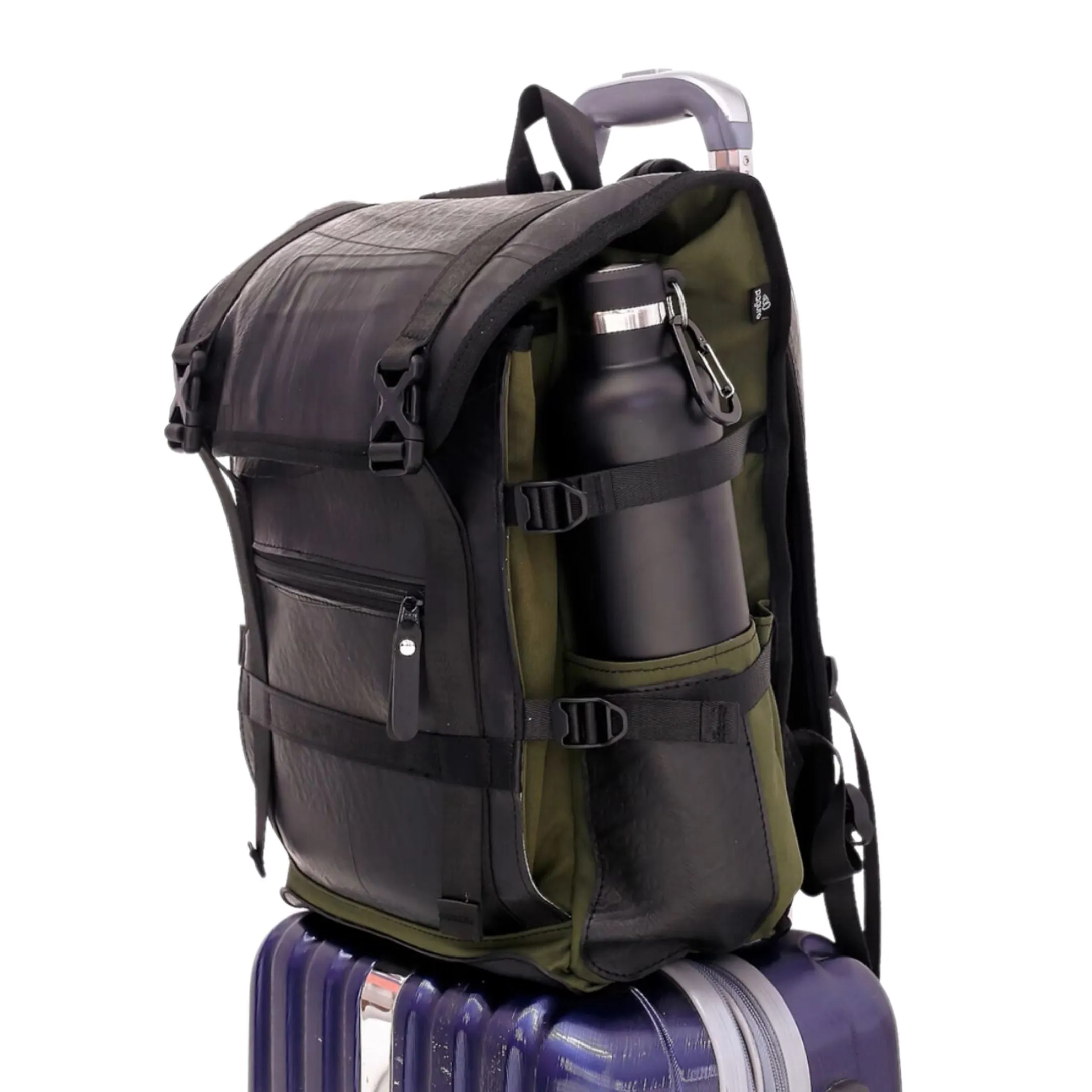 Colonel (Large) Vegan Water Resistant Backpack with Laptop Compartment