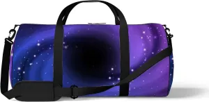 Colorful Swirls of Space Galaxy Sports Bag Tote Bag Waterproof Gym Bag with Shoulder Strap Zipper 2 Side Pockets for Men and Women, Travel and Storage Shoulder Bag.