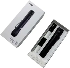 Compact Rechargeable Multi-Use Light with Dual Spray Holders and USB Cable, Black Aluminum Housing