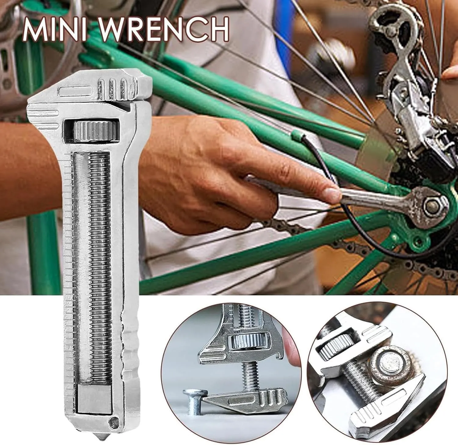 Compact Titanium Multitool, Mini Multitool Wrench, Multifunctional Bottle Opener, Mini Alloy Multi-tool for Everyday Prep, Beer Opener, Backpacking, Camping, and Hiking(Color:3Pcs)