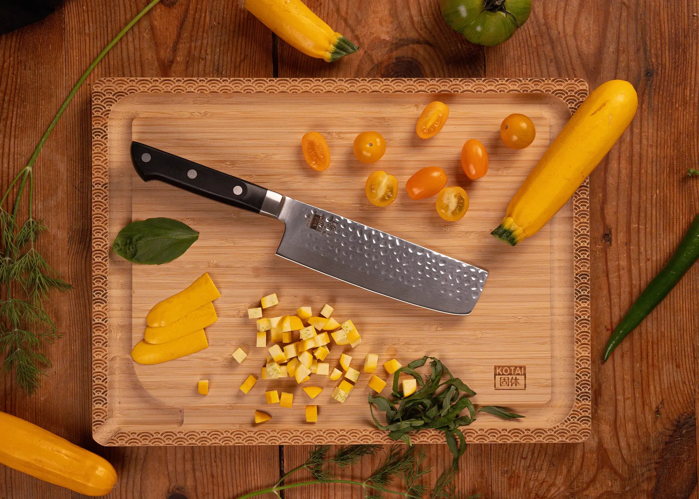 Complete 9-Piece Knife Set - Hashi Tsuchime Collection