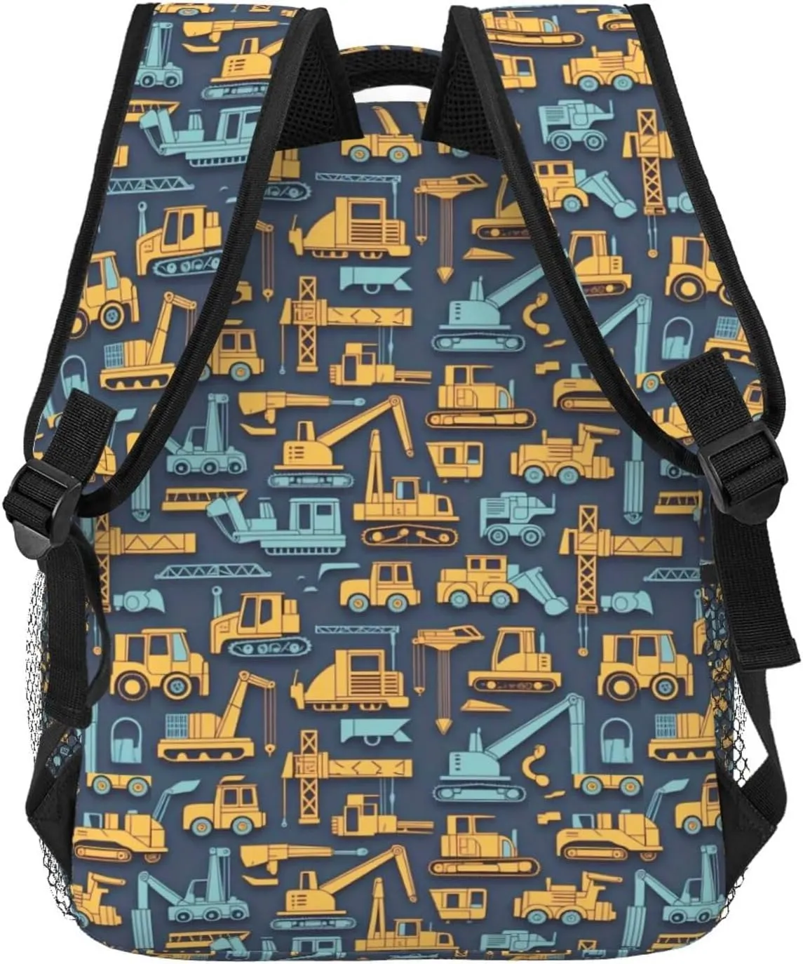 Construction Machinery Truck Backpack Lightweight Laptop Backpack Casual Daypack Travel Double Shoulder Bag For Women Men
