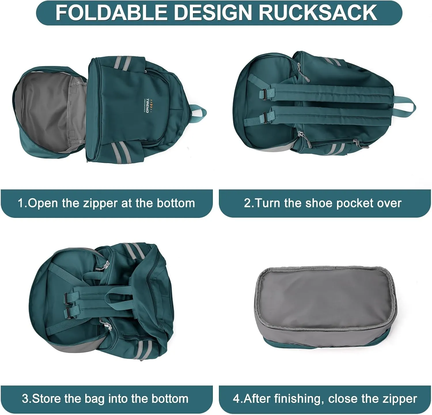 Coofay Small Gym Backpack for Women - Waterproof With Shoe Compartment, Lightweight Travel and Workout Sports Bag
