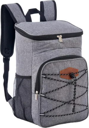 Cooler Backpack 30 Cans Leak Proof Lightweight Camping Travel Bag for Men with Insulated Cooler Compartment for Women