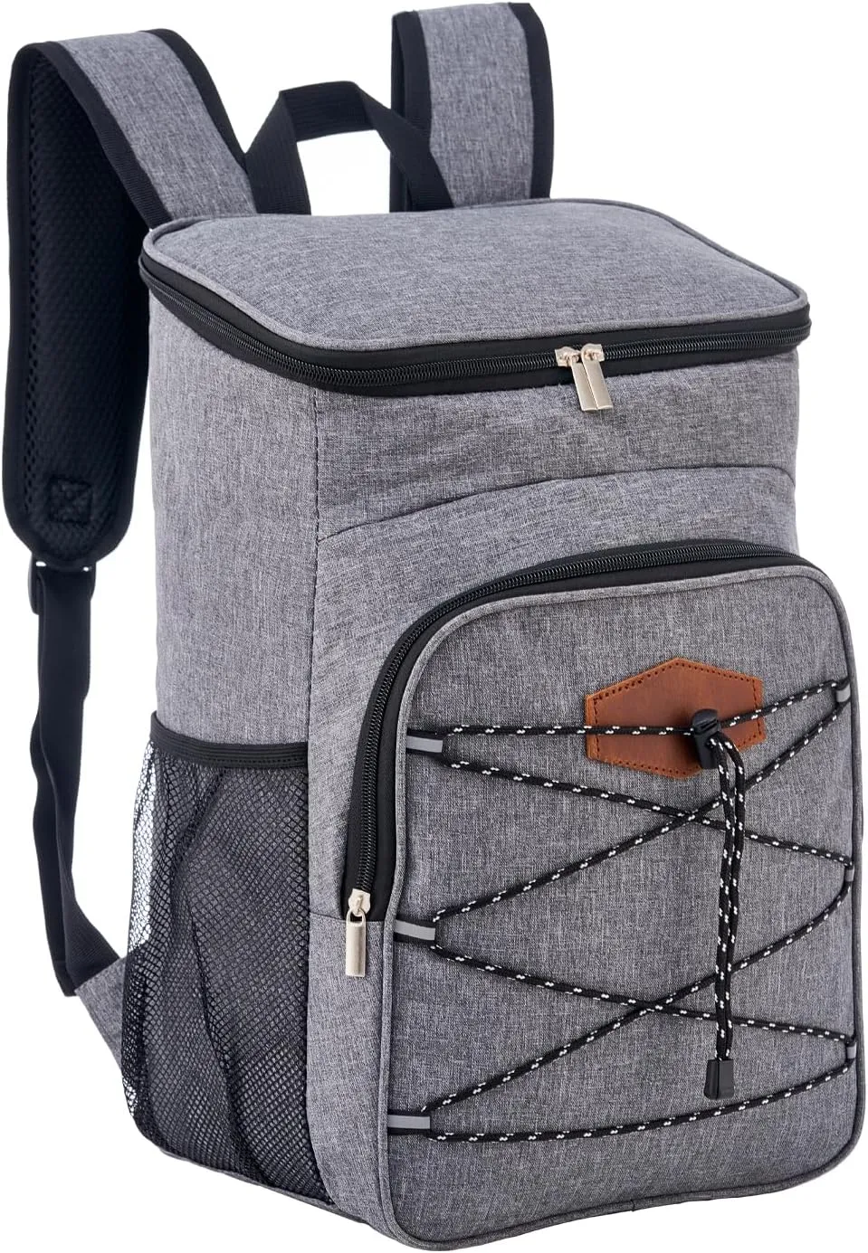 Cooler Backpack 30 Cans Leak Proof Lightweight Camping Travel Bag for Men with Insulated Cooler Compartment for Women