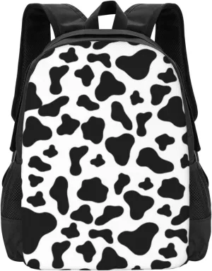 Cowhide Farmhouse Lightweight Packable Backpack Travel Casual Hiking Daypack Foldable Backpack For Men Women