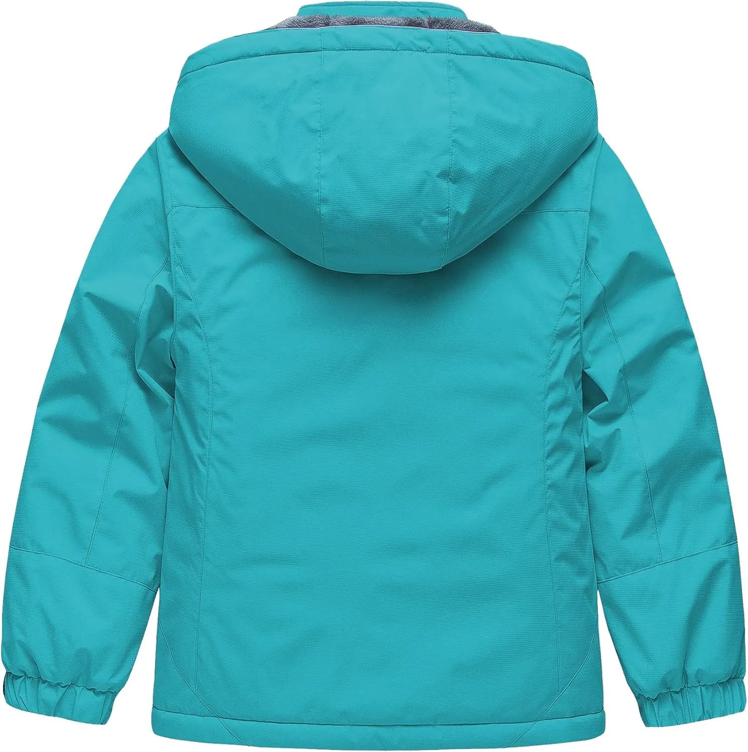 CREATMO US Girl's Waterproof Ski Jacket Warm Winter Snow Coat Windproof Snowboarding Rain Jacket