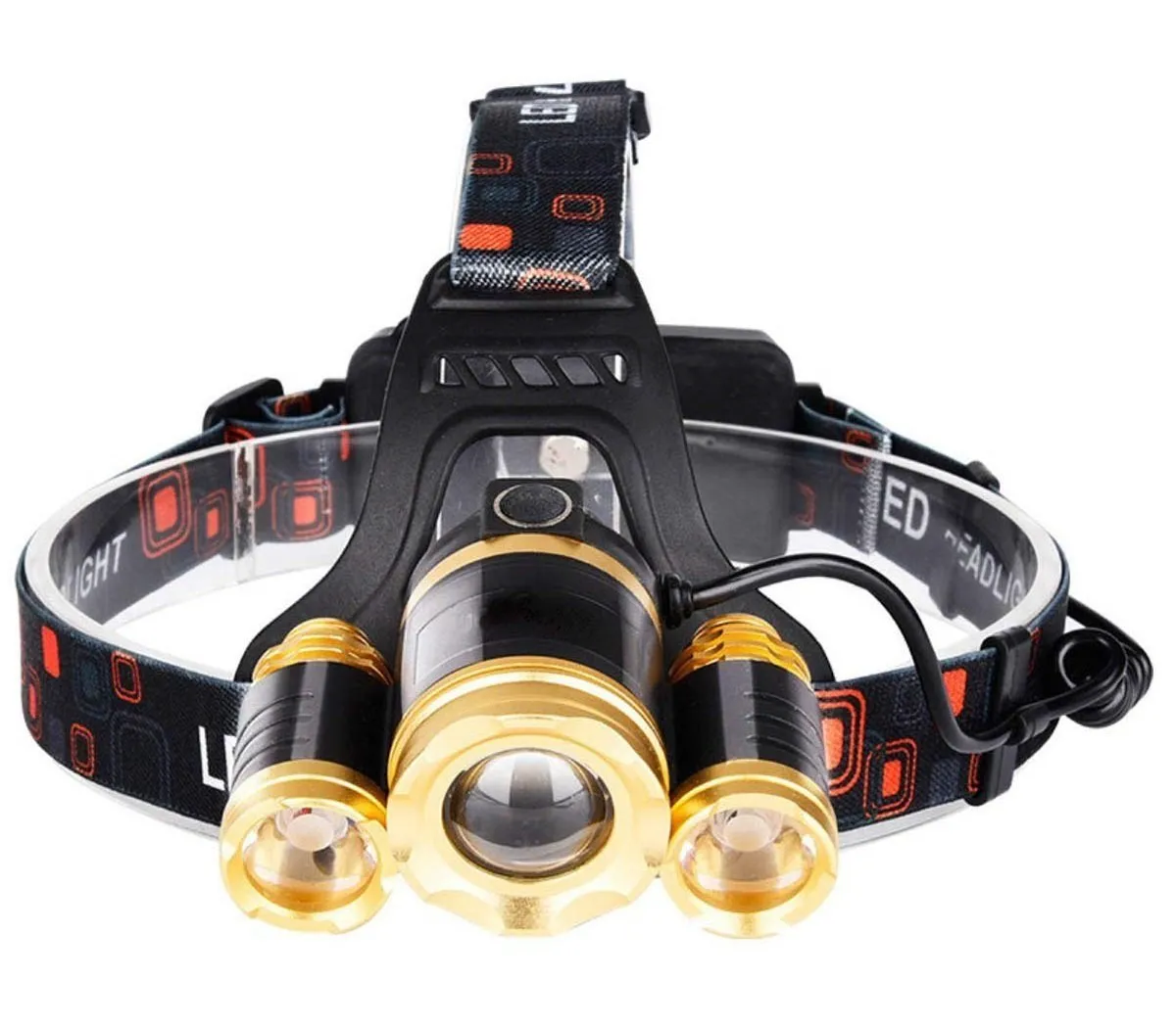 CREE XM T6 Rechargeable Headlamp LED Head Torch Lamp 8,000 Lumens