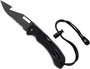 Cressi Underwater Dive Knife - Stainless Steel Dual Serrated and Smooth Blade - Ideal for Freediving and Scuba Diving - Chaku: Designed in Italy