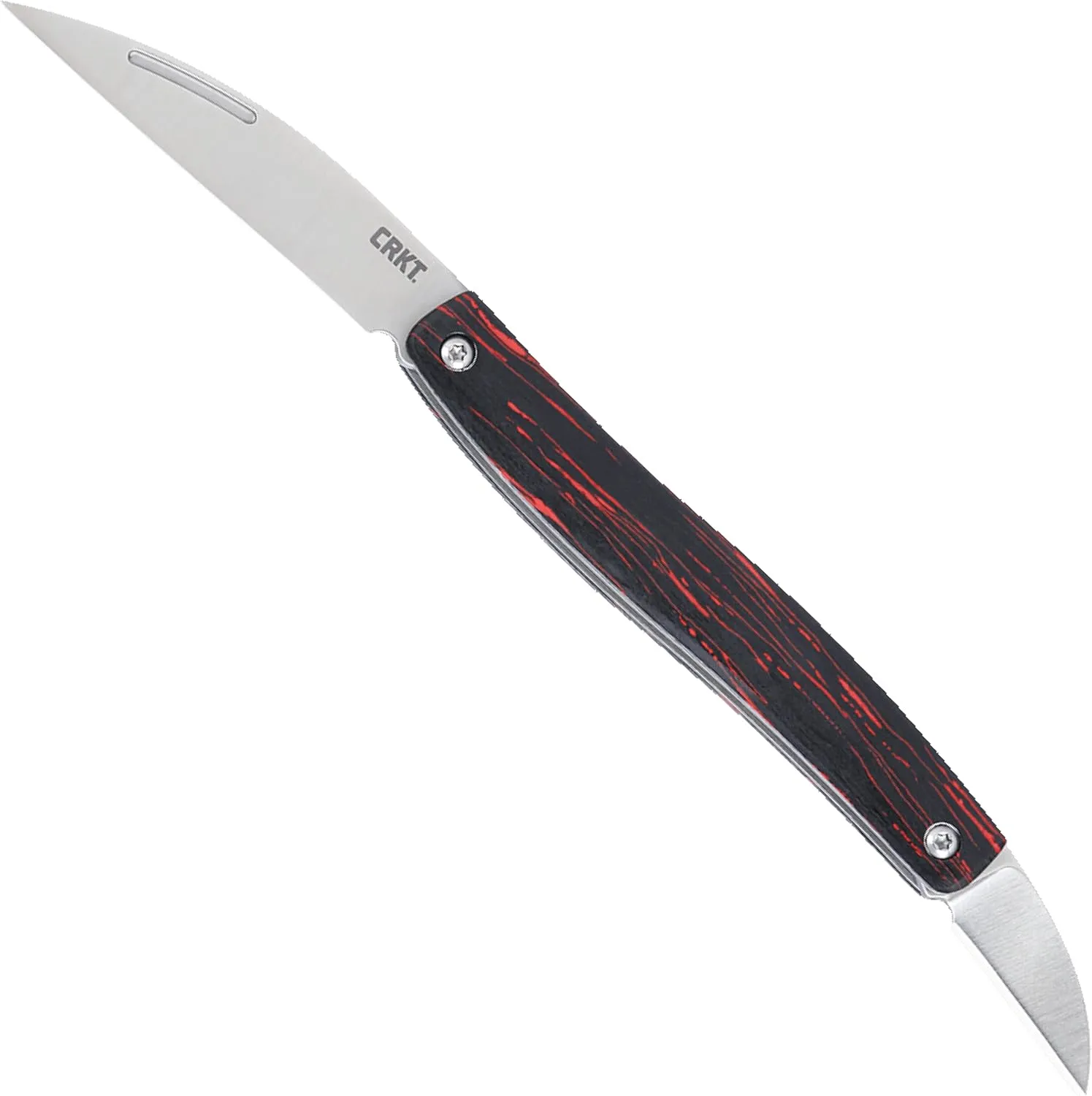 CRKT Forebear Everyday Carry Folding Knife: Wharncliffe with 12C27 Steel Blade, G10 Handle, Slip Joint, 4810