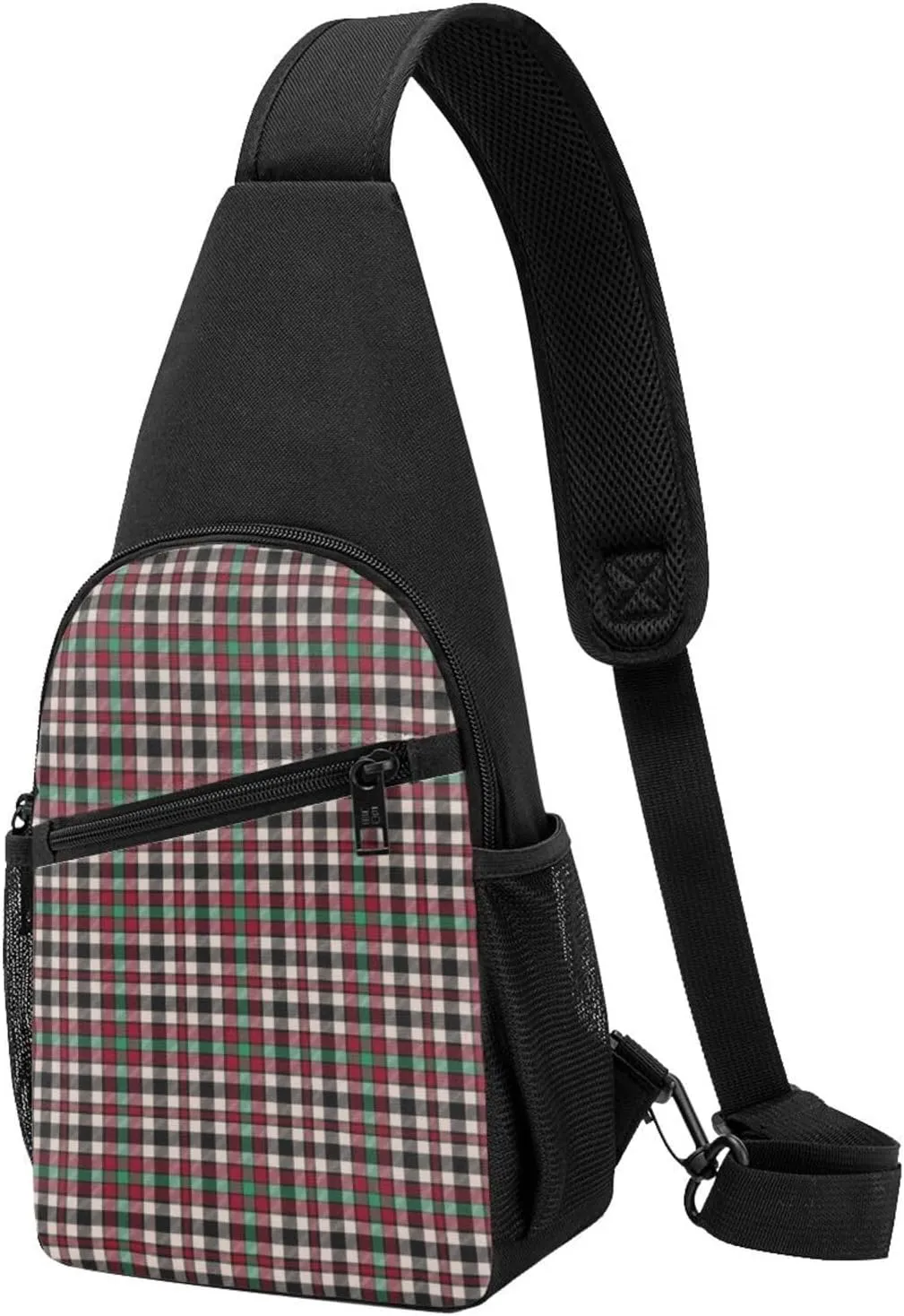 Crossbody Sling Backpack Borthwick Dress Tartan Shoulder Chest Bag Daypack for Traveling Sport