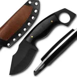 Custom Handmade High Carbon Steel Knife - Hunting Knife - 7.5 inches-Handmade Custom knife - knife for Men – Camping Knife - Hunting Fishing Indoor & Outdoors Activities