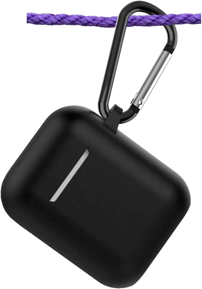 Custom Name Art Design Football Helmet Case,Compatible with Airpods 1st and 2rd Generation,Soft Silicone Protective Case with Keychain(Buffalo)