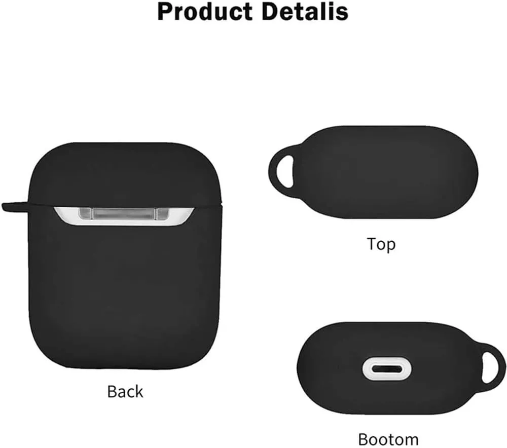 Custom Name Art Design Football Helmet Case,Compatible with Airpods 1st and 2rd Generation,Soft Silicone Protective Case with Keychain(Buffalo)
