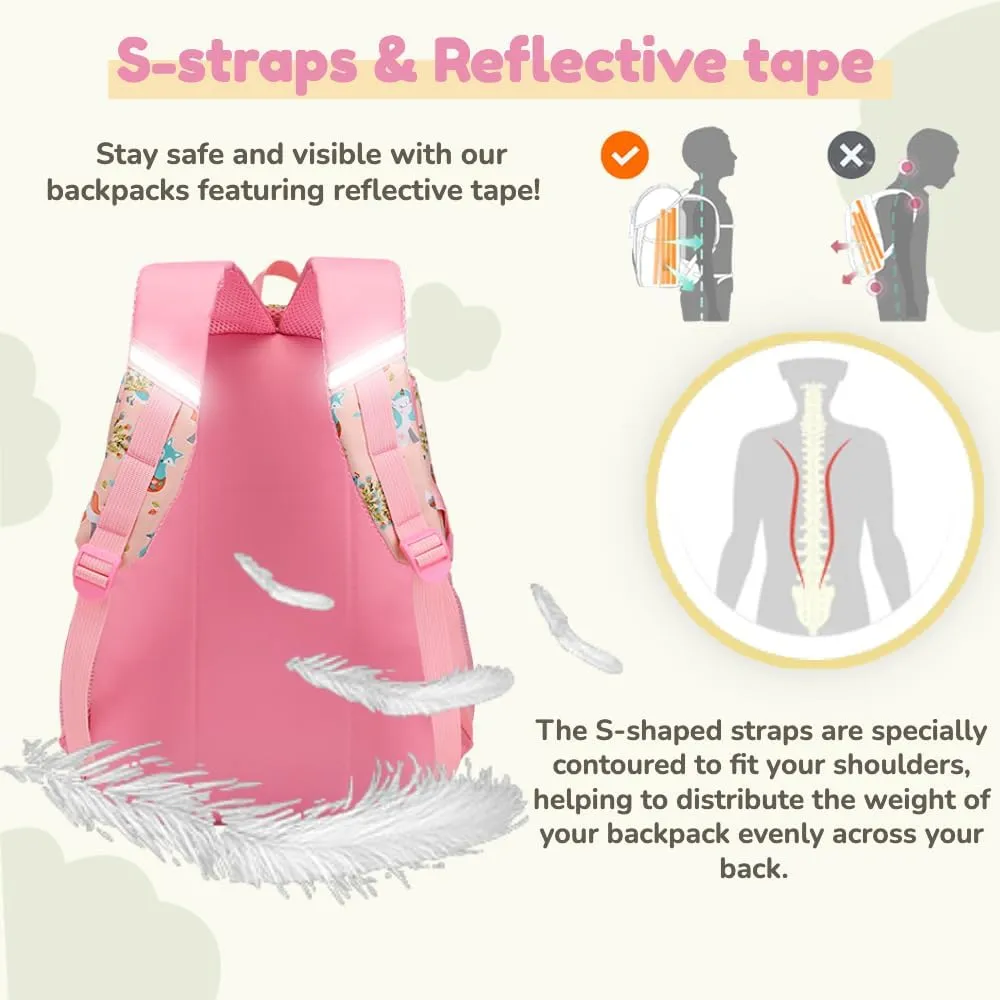 Cute Backpack Large Capacity Ergonomic Support Collar Block Women Lightweight Aesthetic Casual Daypack Korean Trends (Purple)