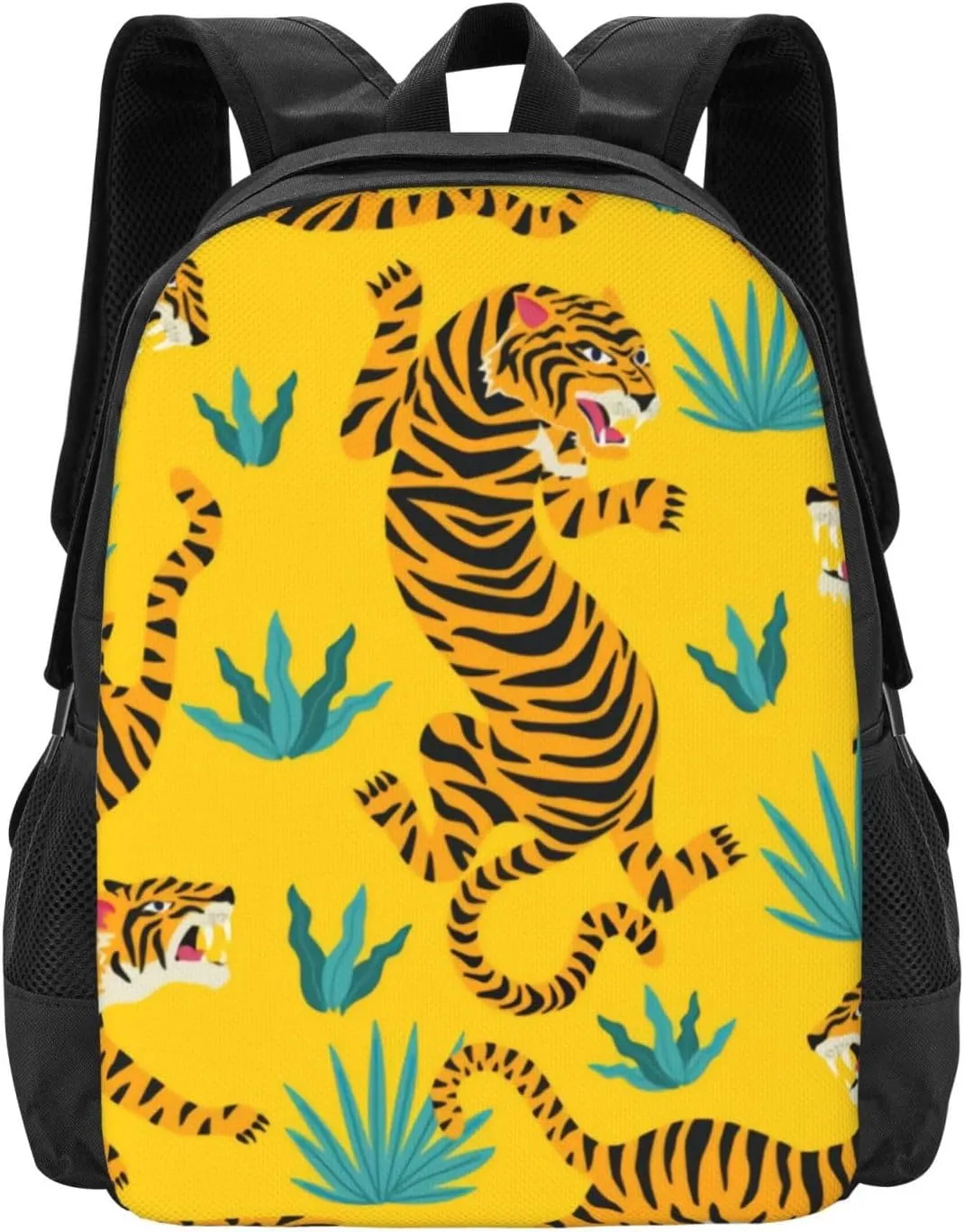 Cute Tigers Lightweight Packable Backpack Travel Casual Large Capacity Daypack Foldable Backpack For Men Women