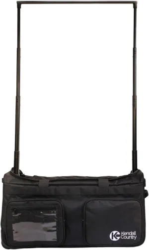 Dance Bag with Garment Rack – Collapsible Costume Rolling Duffel Bag with Wheels for Competition, Shows, Performances, Travel and More (Raven Black, 28-inch)