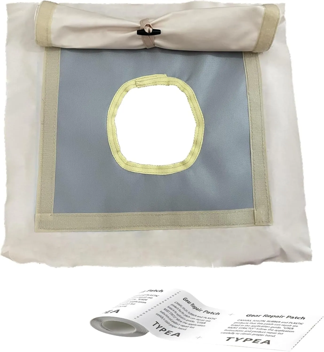 DANCHEL OUTDOOR Stove Jack Kit with Rain Flap Cover for Dia. 4''/5.85'', Fire Resistant Wood Stove Hole for Canvas Tent Hot Tent Chimney, Side Wall A/C 4 Season