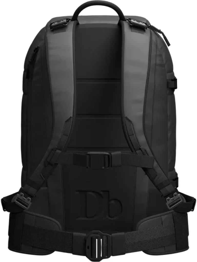 Db Journey Ramverk Pro Backpack - Lightweight, Heavy Duty Camera Backpack for Photographers with Laptop Compartment, Water-Resistant Camera Bag with Roller Bag Hook Up System, 26L - Blackout