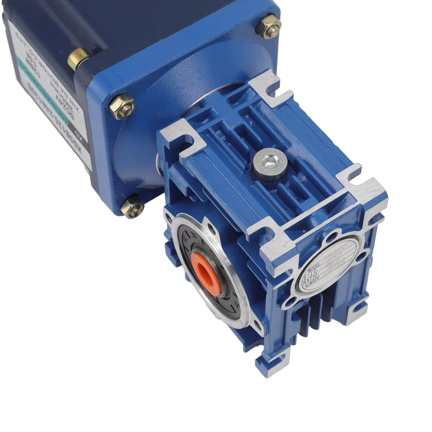 DC Brushless Gear Motor High Torsion Hollow Shaftless Reduction Motor 120W 24V 5.0A for Robot Electric Toy Car (2000R/min)