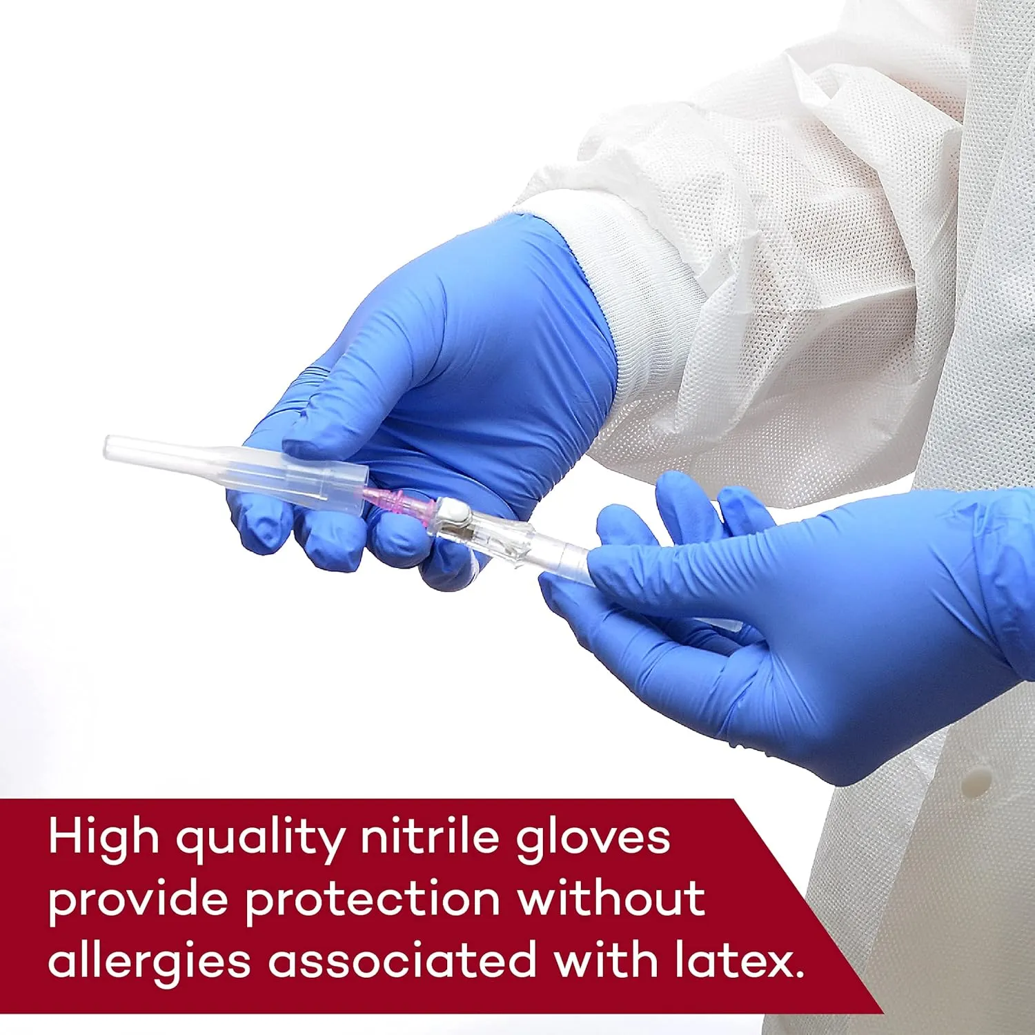 Dealmed Medical Exam Gloves – 200 Count Large Nitrile Gloves, Disposable, Non-Irritating Latex Free, Multi-Purpose Use for a First Aid Kit and Medical Facilities