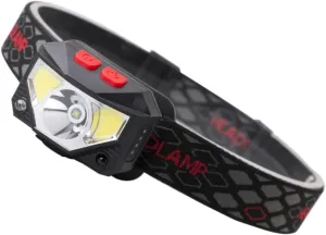 DECHOUS USB Rechargeable LED Headlamp with Motion Sensor Design for Night Running Camping and Outdoor Activities Lightweight and Durable Headlight for Jogging and Fishing
