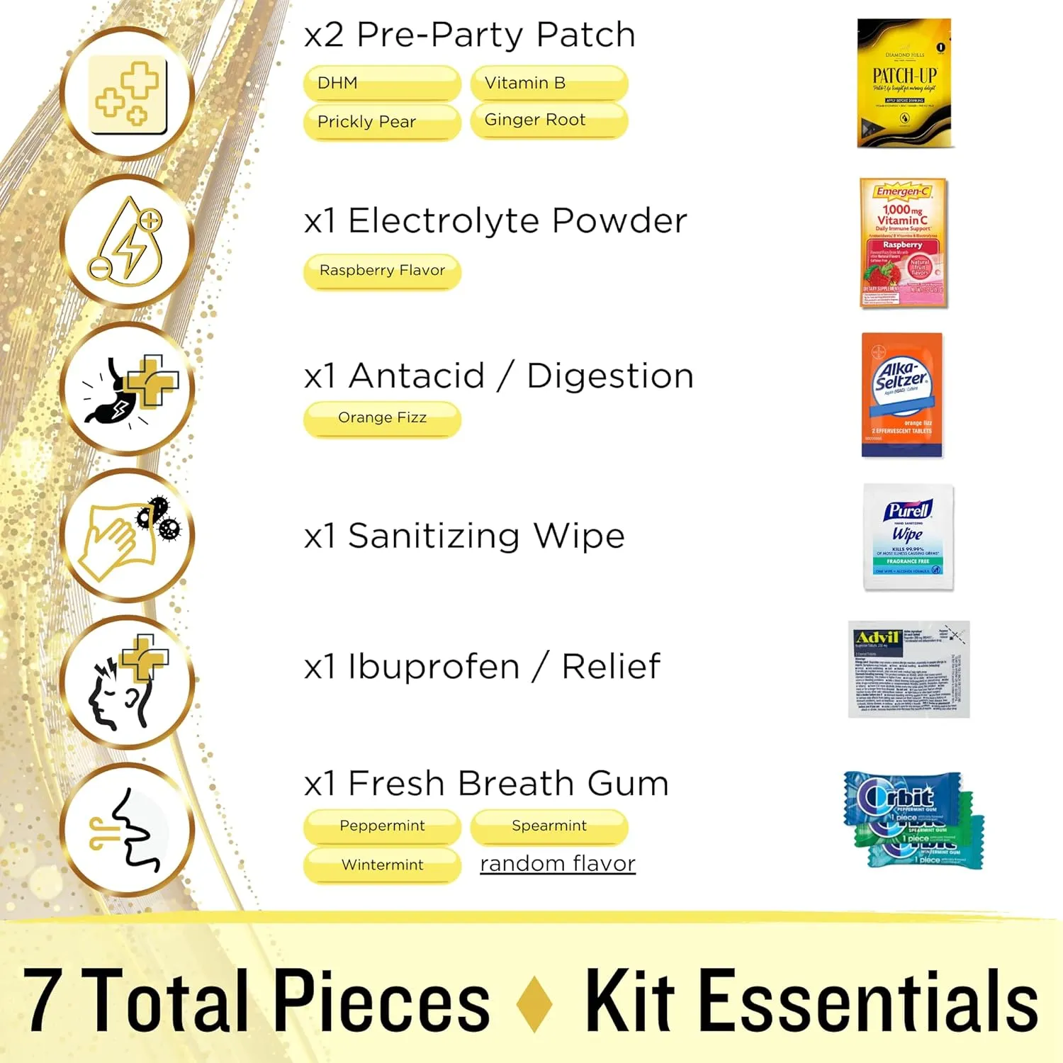 Diamond Hills 4pk Or 1pk Rally Pack - Party Kit Supplies - Great for Bachelorette, Bachelor, Wedding Party Favors