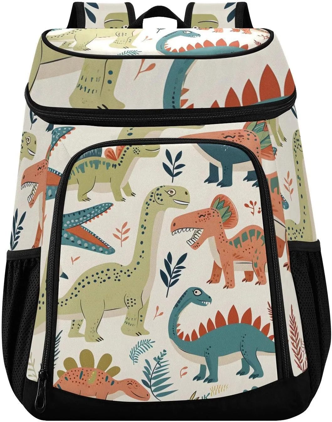 Dinosaur Crocodile Childish Cooler Backpack Cooler Insulated Leak Proof Lunch Backpack 36 Cans Waterproof Soft for Men Women Picnic Hiking Camping Beach