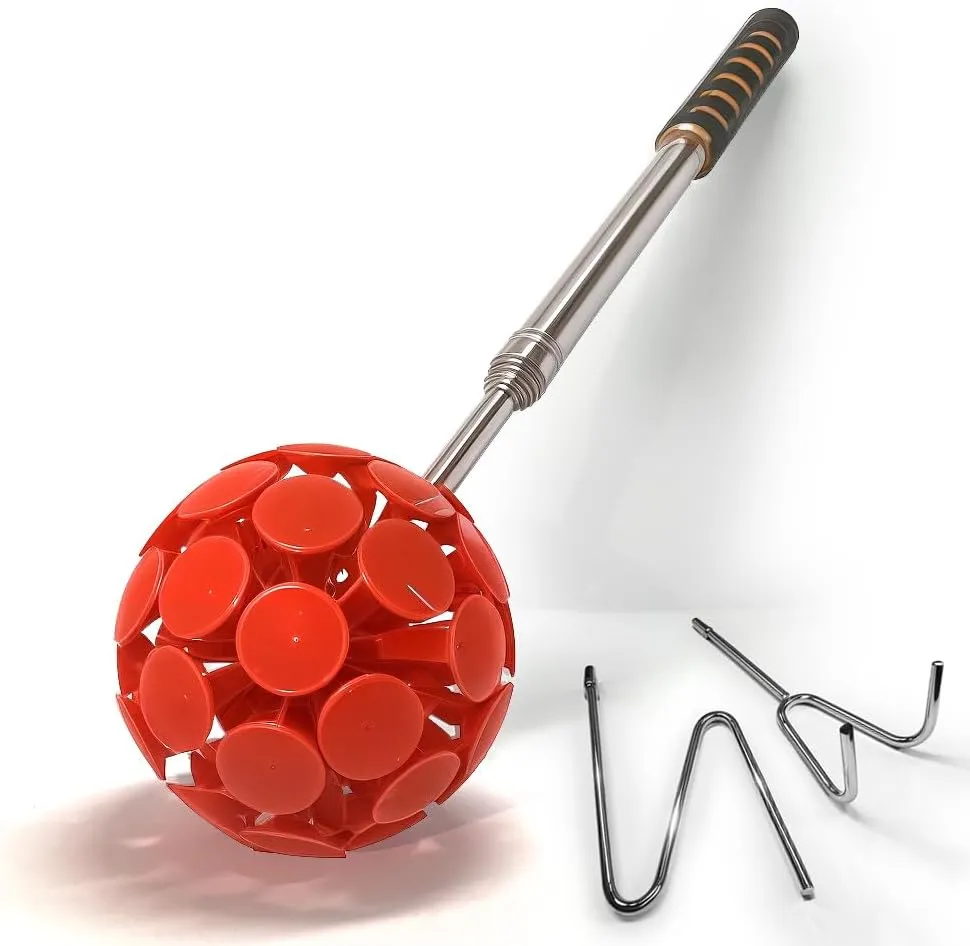 Disc Golf Suction Cup Retriever - Complete Disc Retriever Kit with Telescoping Pole (15" to 9.84') for Disc Golf Discs in Trees, Shrubs, and Water