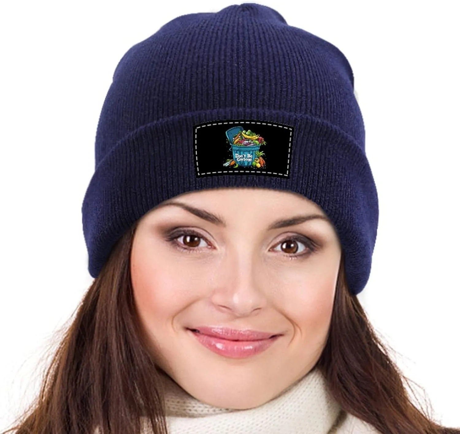 Don't Be Garbage Casual Beanie Skull Cap Warm Soft Ski Knit Hat Unisex Winter Outdoor