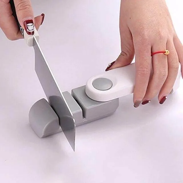 Double Foldable Knife Sharpener - Compact Kitchen Tool