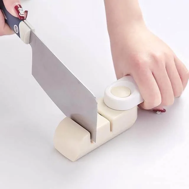 Double Foldable Knife Sharpener - Compact Kitchen Tool