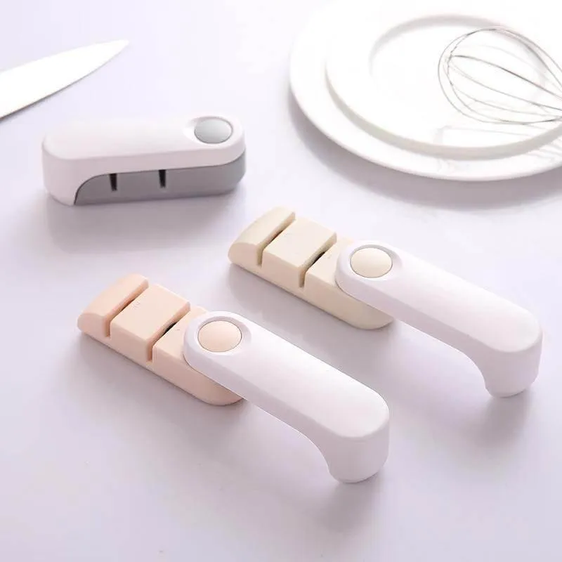 Double Foldable Knife Sharpener - Compact Kitchen Tool