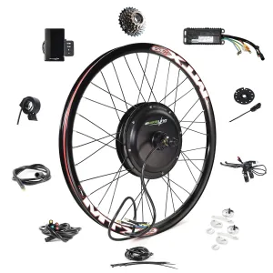 EBIKELING 52V 2000W Rear Ebike Conversion Kit, Electric Bike Conversion Kit with Waterproof Components, Add On Electric Bike Kit for Effortless Cycling, High Performance, Durable and Reliable
