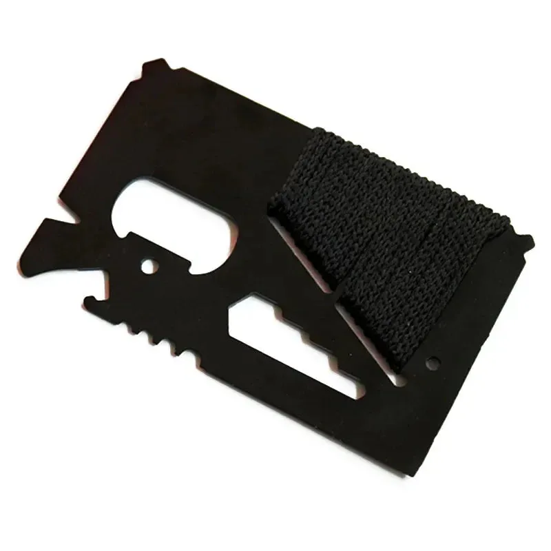 EDC Credit Card Multi-Tool Stainless Steel Pocket Knife for Camping and Survival