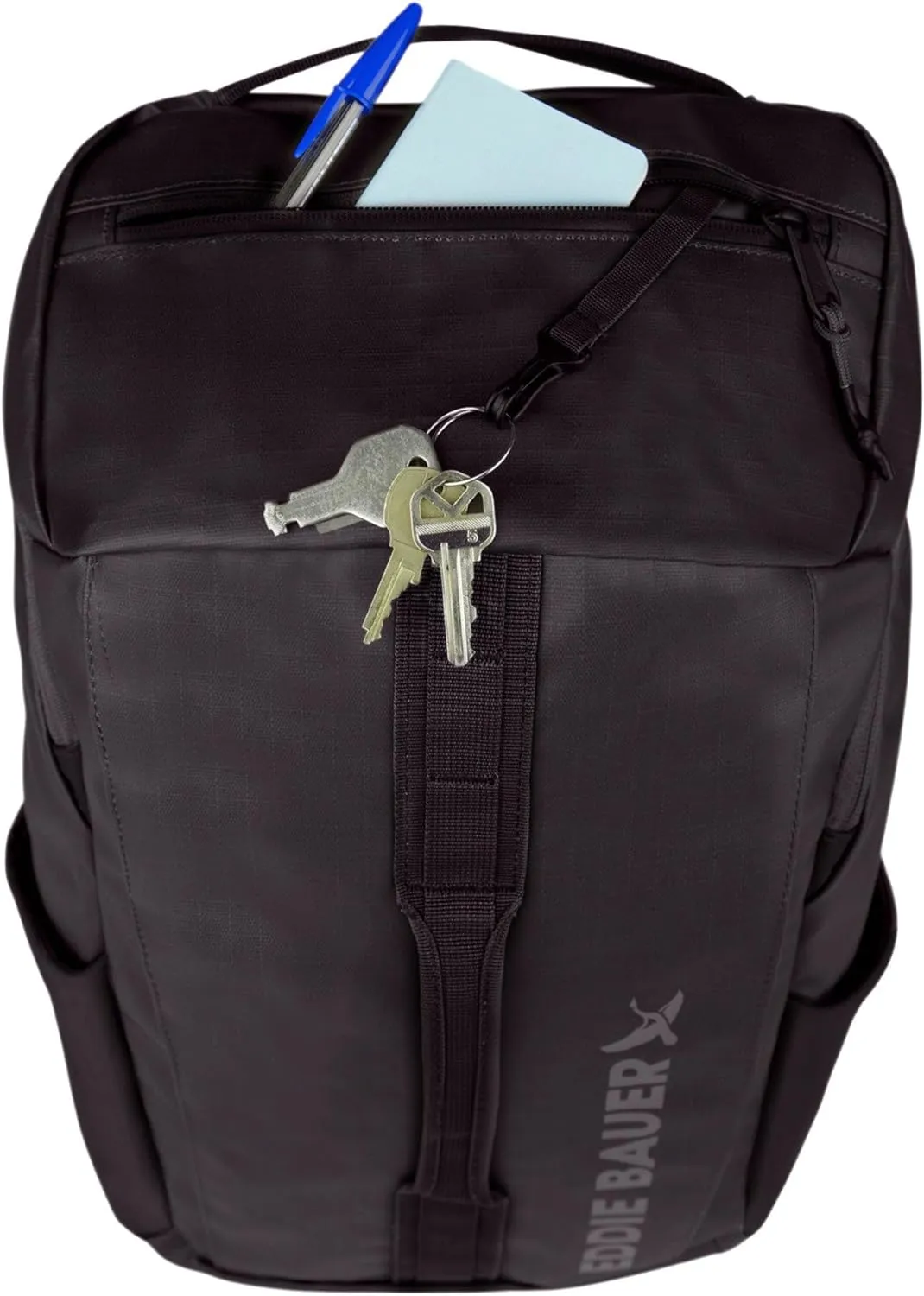 Eddie Bauer Maximus Backpack | Hiking | Outdoor Gear | Travel | Lightweight | Water-Resistant | Durable | Rugged, Black, 30L