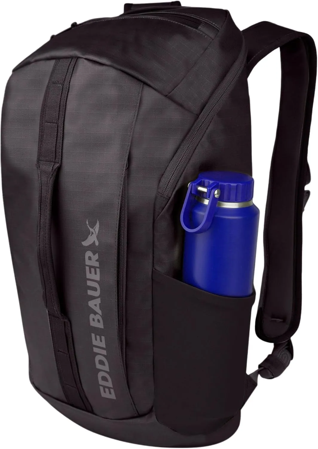 Eddie Bauer Maximus Backpack | Hiking | Outdoor Gear | Travel | Lightweight | Water-Resistant | Durable | Rugged, Black, 30L