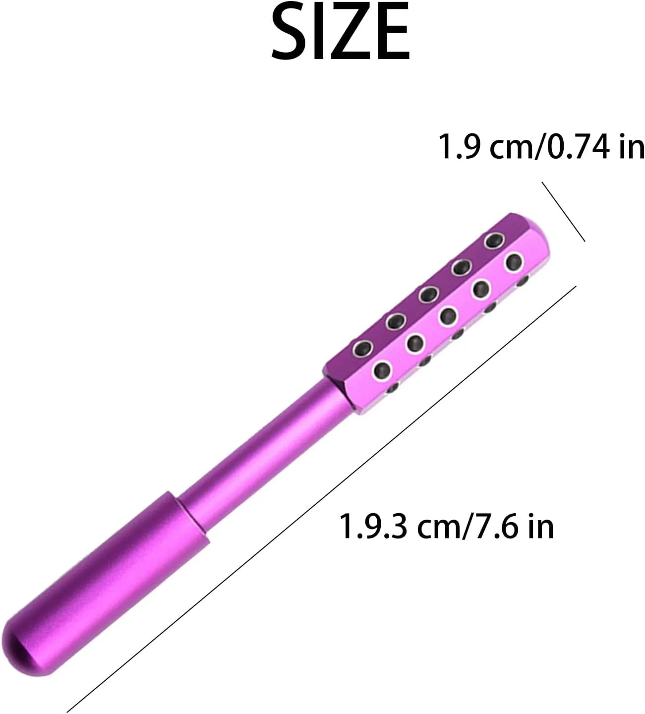 Elarique Glow Sculpting - Beauty Roller, Facelift Pro Beautys Roller, Uplift Facial Massaging Beauty Tool, with Cooling & Sculpting, with 30 Germanium Stone Face for Skin Care (Pink)