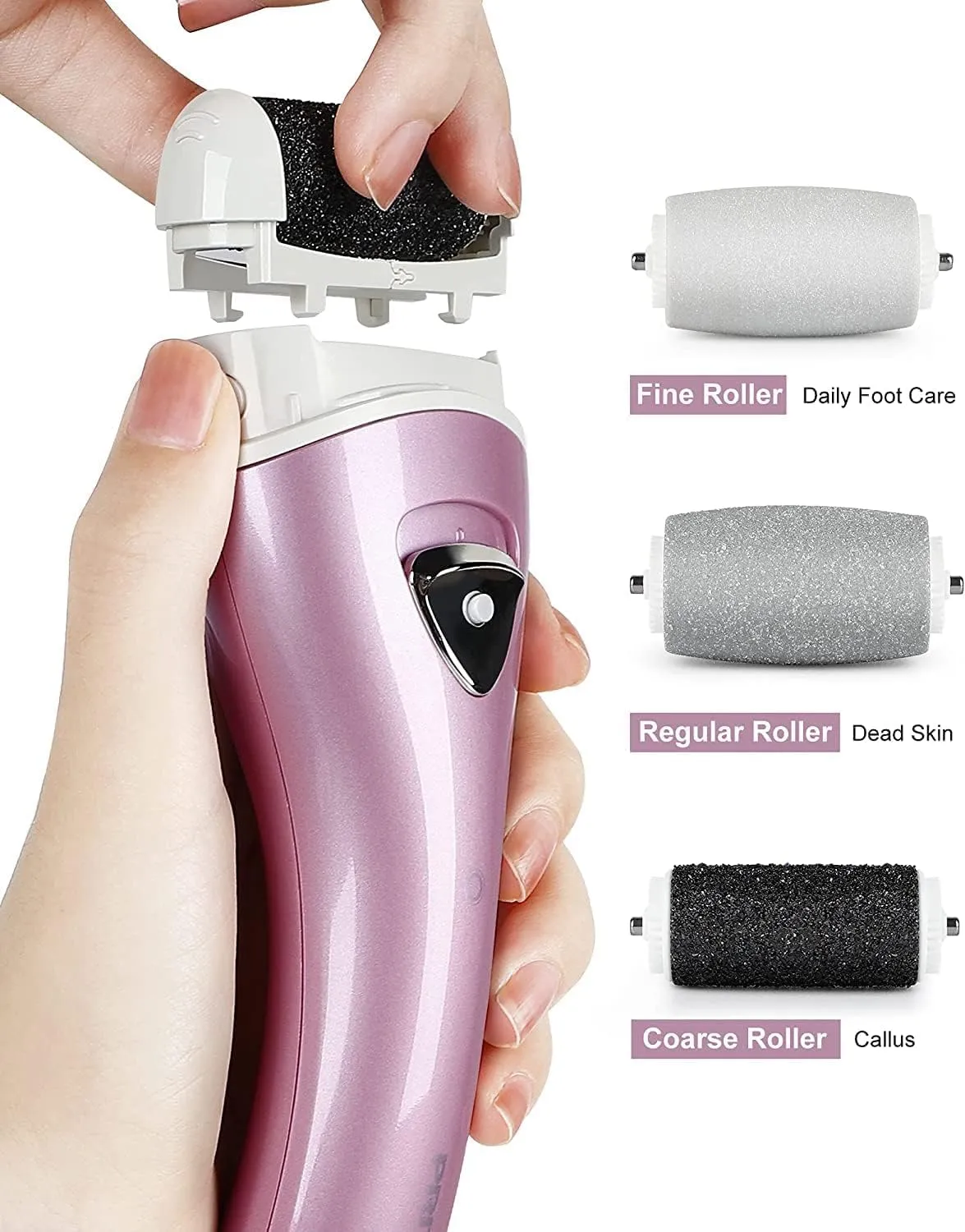 Electric Foot Callus Remover, Electronic Foot File Pedicure Kits, Rechargeable Portable Callus Remover for Feet, Professional Pedicure Tools, Foot Care Perfect for Dead Skin Ideal Gift