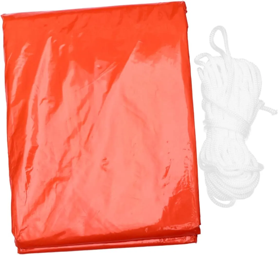 Emergency Blanket Pe First Aid Tent Survival Shelter Folding Tube Tent for Hiking Camping Travel